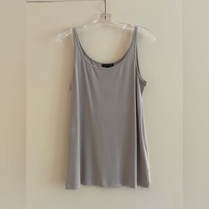 Eileen Fisher Soft Gray Silk Jersey Camisole